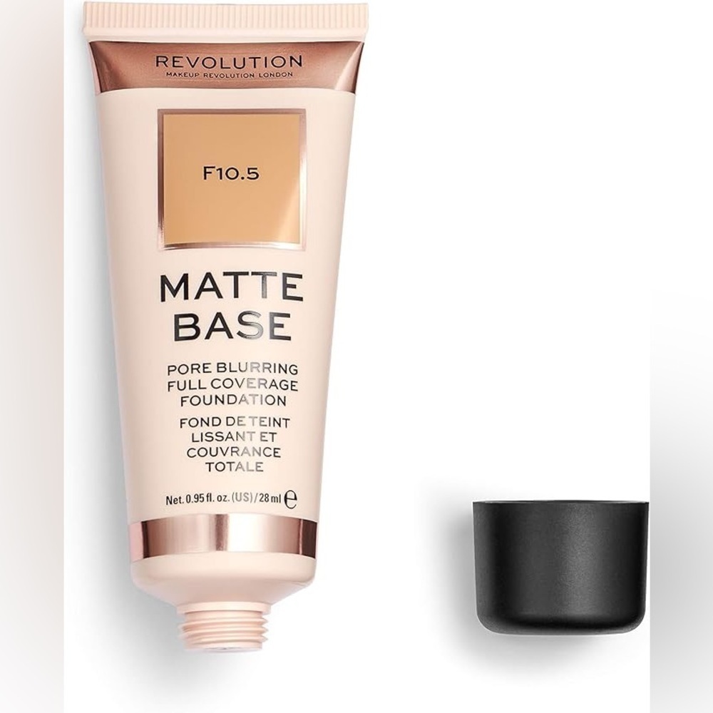 ❄️ Makeup Revolution | Matte Base Foundation F10.5
